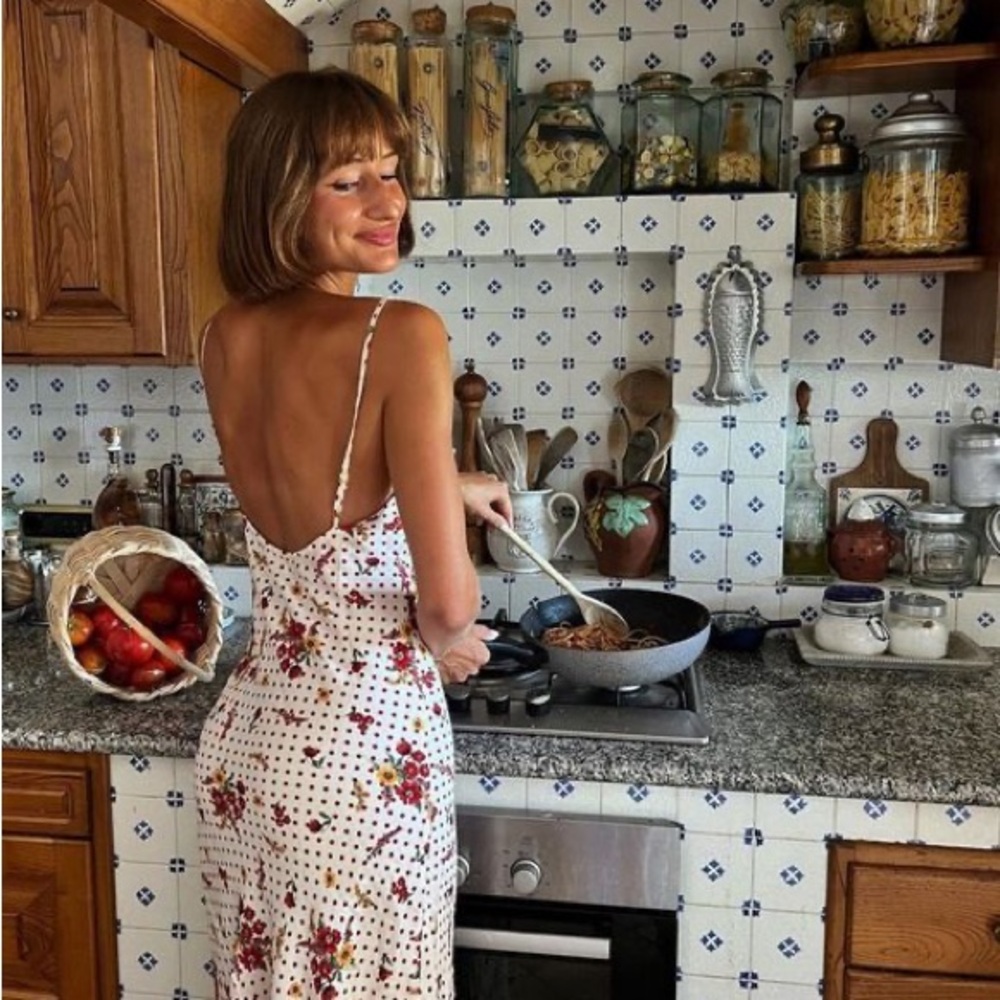 COPY - NWOT Rouje ecru floral dress